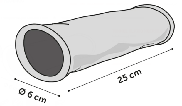Flamingo Hamstertunnel Clavio 27 cm dia. 6 cm