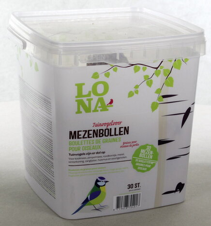 LONA Mezenbollen Emmer 30 stuks