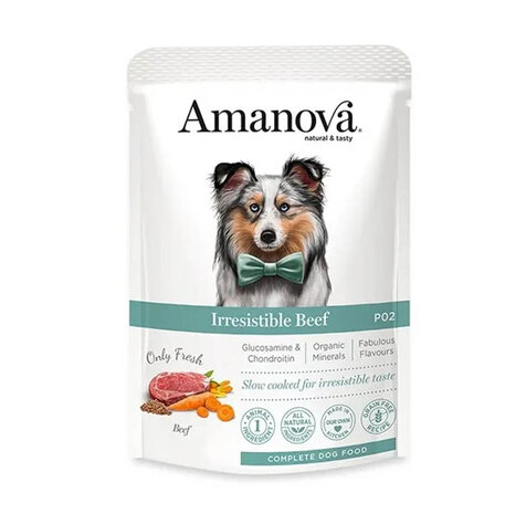 Amanova Adult Irresistible Beef 100 gram Graanvrij natvoeding