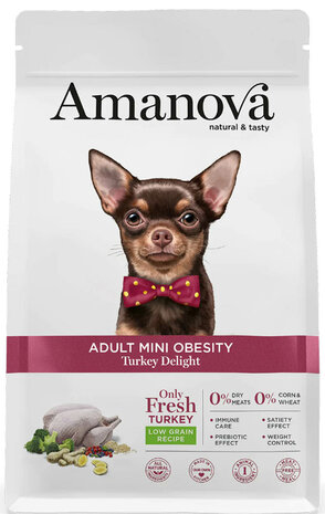 Amanova Adult Mini Obesity Turkey Delight 7 kg 