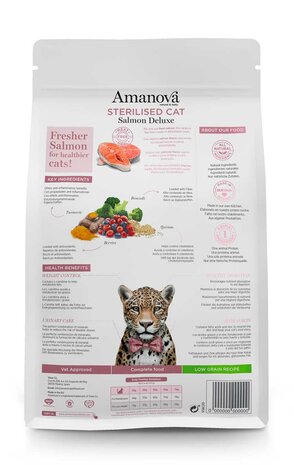 Amanova Sterilised Salmon Deluxe 6 kg