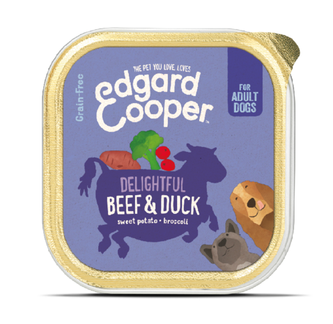 Edgard & Cooper kuipje rund/eend 150 gram Graanvrij