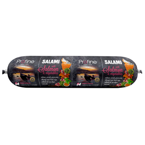 profine salami zalm en groenten