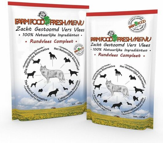 Farm Food Fresh menu Rundvlees compleet 300 gram