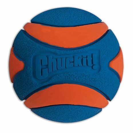Chuckit! Ball Ultra Squeaker Medium 2 stuks 6,5 cm blauw