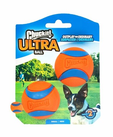 Chuckit Ultra Ball Small oranje 2 stuks