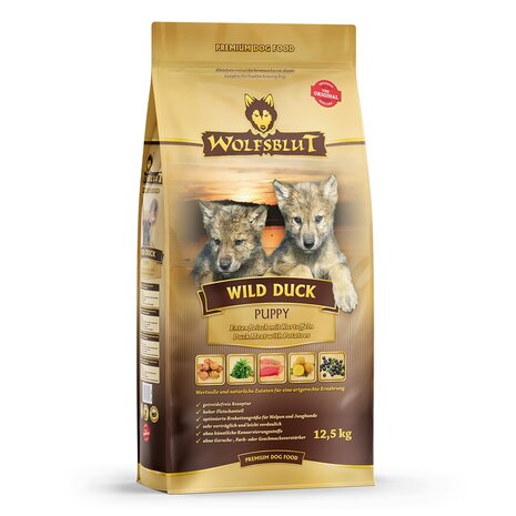 Wolfsblut puppy wild duck 12,5kg hondenvoer