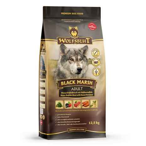 Wolfsblut adult black marsh 12,5kg hondenvoer