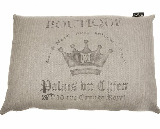 Lex & Max Boutique Hondenkussen 90x65 cm Zand
