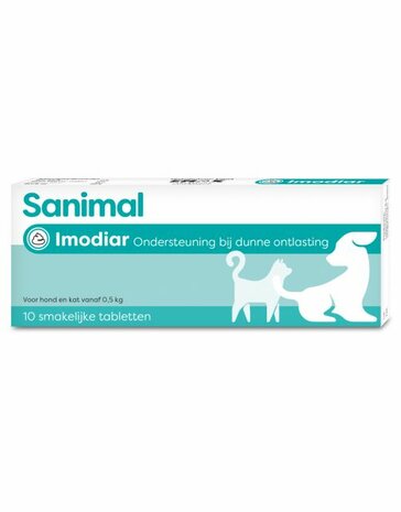 Sanimal Imodiar Supplement Spijsvertering 10 tab