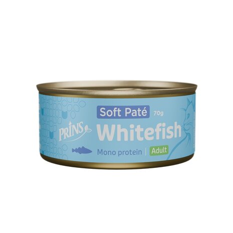 Prins blik kattenvoer Whitefish Soft Paté 70 gr. / cat wet food