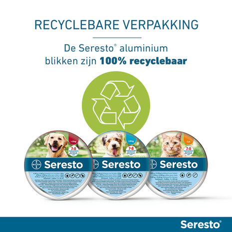 Seresto halsband 38 cm voor kat tegen vlooien, teken, luizen 