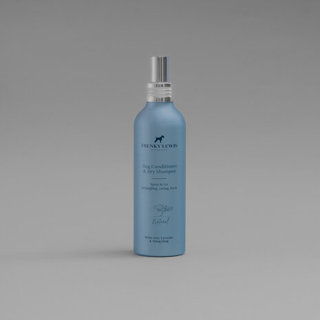 Frenky Lewis Natuurlijke droogshampoo & conditioner spray 150ml Witte roos, Lavendel, Ylang Ylang 