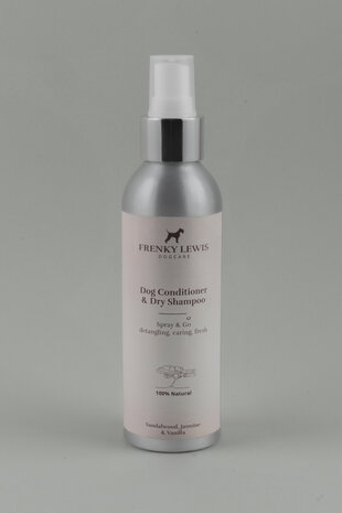 Frenky LewisNatuurlijke droogshampoo & conditioner spray 150ml Sandalwood, Jasmijn en Vanille