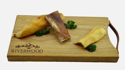 Riverwood Hondensnack Butcher Runderkophuid 15 cm 200 gr