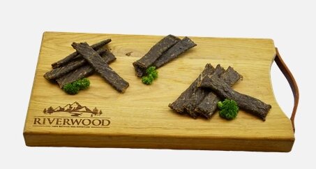 Riverwood Hondensnack Butcher Vleesstrips Wild Zwijn 150 gr
