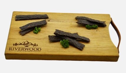 Riverwood Hondensnack Butcher Vleesstrips Hert 150 gr