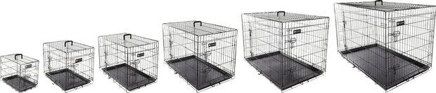 Draadkooi Ebo Zwart XS 47x31x38 cm