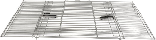 Kooi Eppo Zilver Zwart 100x54x42 cm