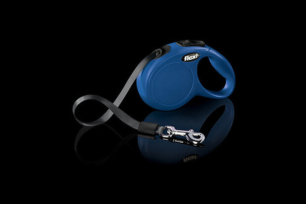 flexi rollijn CLASSIC tape XS blauw, 3 meter.