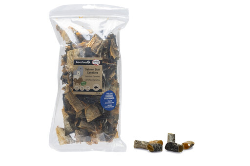 Beeztees Zalmhuid Canellies Vol 150G