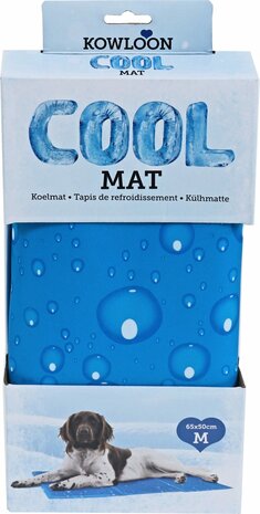 Kowloon Cool Mat Blauw Bubble M 65x50 cm | Koelmat voor honden