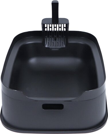 Rotho Kattentoilet Biala Anthracite | Gesloten kattenbak