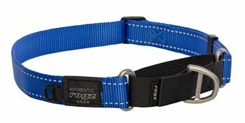 Rogz Utility Control Halsband Blue