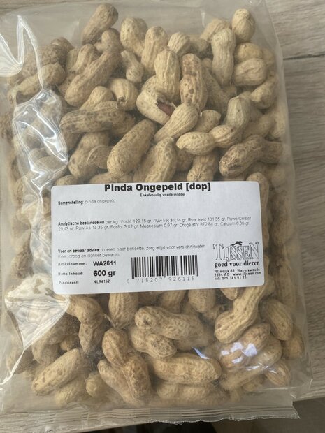 Tijssen Pinda Ongepeld (dop) 600 gr