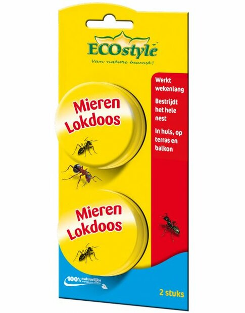 Ecostyle Mierenlokdoos - Insectenbestrijding - 2 stuks