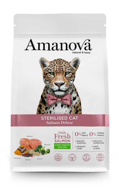 Amanova Sterilised Salmon Deluxe 6 kg