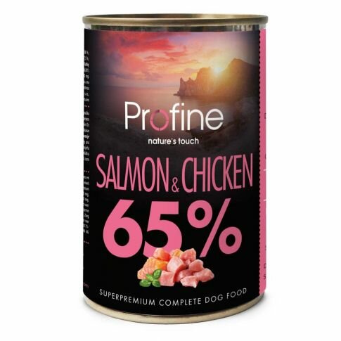 Profine Pure Meat, Zalm/Kip 400 gr blikvoer voor honden