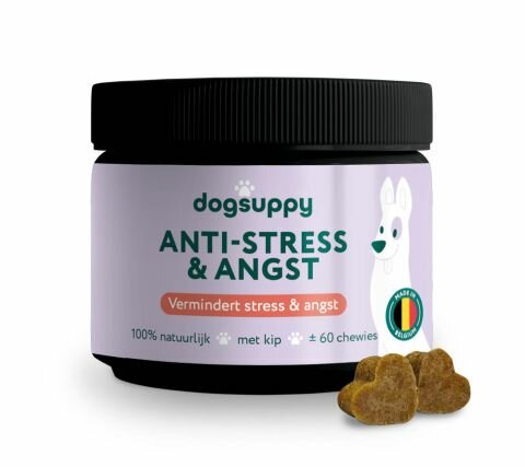 Dogsuppy Anti-Stress en Angst Hondensupplement 60 stuks