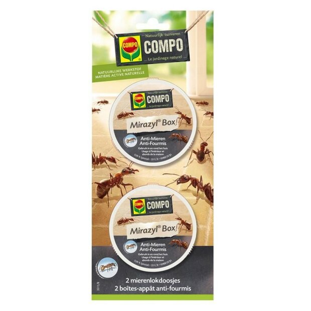 Compo  Mirazyl Mierenlokdoos - 2 stuks