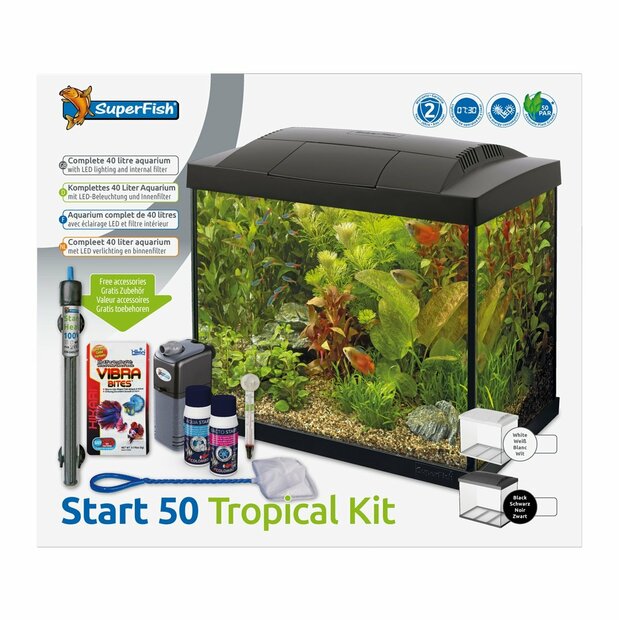 SuperFish Start 50 Tropical Kit Zwart