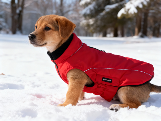 Petlando Honden Winterjas Lovund 28 Rood (42x26x3 cm)