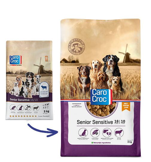  Caro Croc Senior sensitive  12.5kg hondenvoer