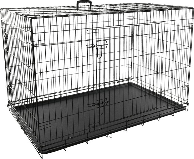 Draadkooi Keo Zwart S 63x43x49 cm