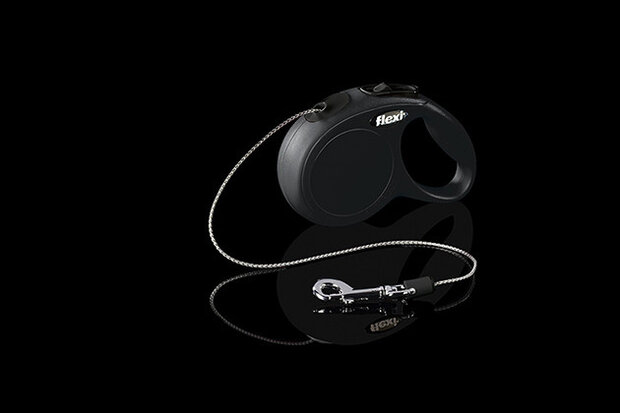 Flexi-Rollijn-Classic-Cord-XS-Zwart