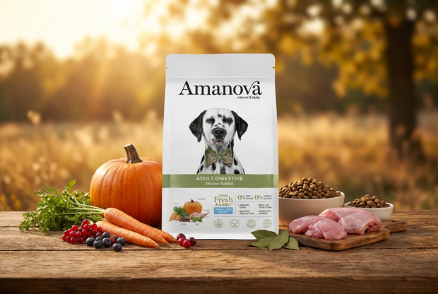 Amanova Adult Digestive Divine Rabbit 10 kg Graanvrij