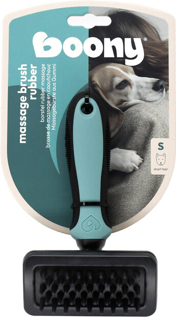 Boony massageborstel hond rubber small