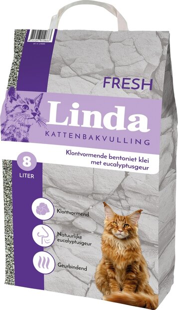 Linda Fresh kattenbakvulling 8 liter