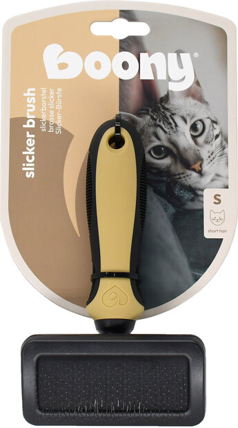 Boony Borstel Kat Slicker Small &ndash; Voor Kortharige Katten