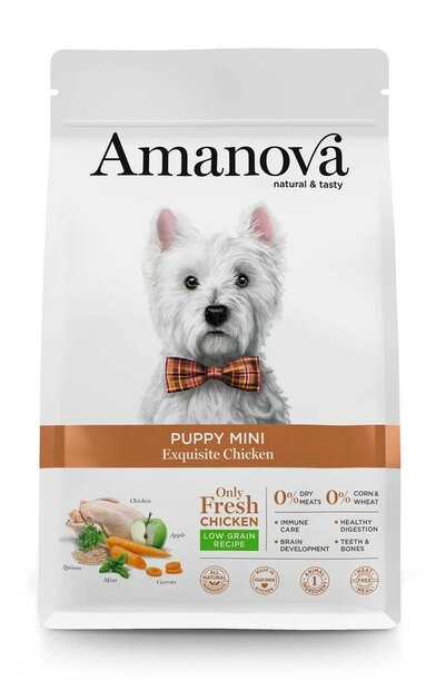 Amanova Puppy Mini Exquisite chicken 2 kg Graanvrij