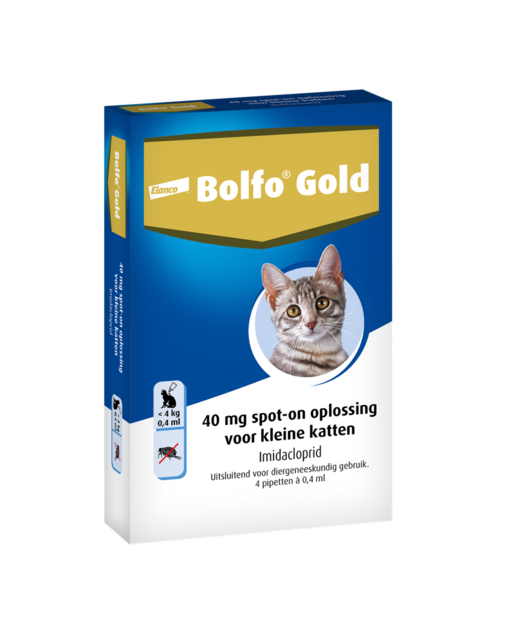 Bolfo Gold kat 40 4 pipetten