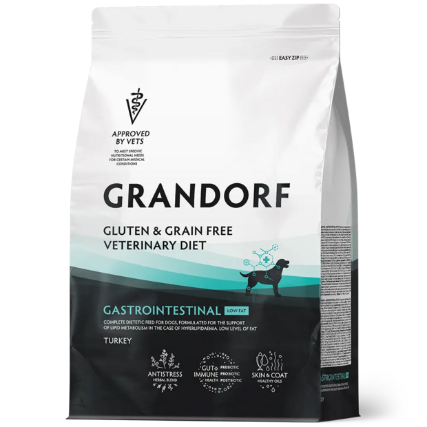 Grandorf GV-Dog Gastrointestinal Low Fat 3 kg | Vetarm