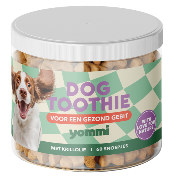 Yommi Dog Toothie | Kauwsnoepjes tegen Tandsteen &amp; Adem