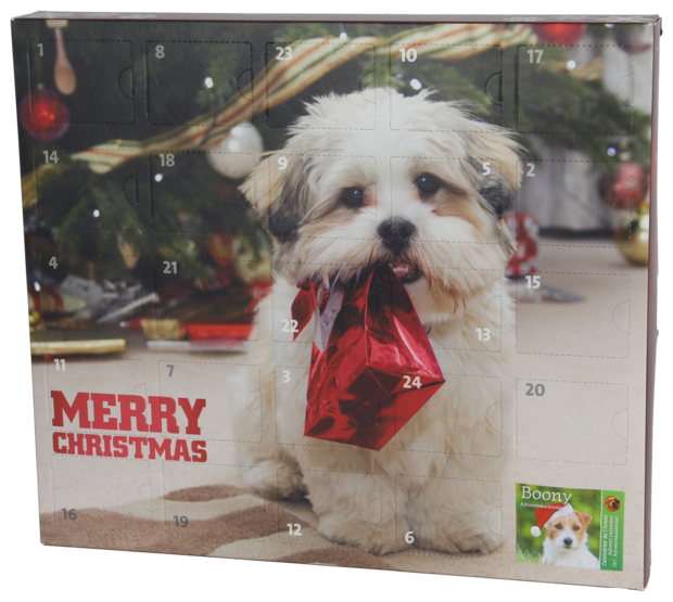 Boony Adventskalender Hond 192 g | 24 hondensnacks