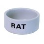 Ratten Eetbak Steen Wit 10 Cm